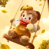 POP MART-RiboDiary Forest Gathering Day Series Plush Doll Pendant - Candy Bearibo(secert)