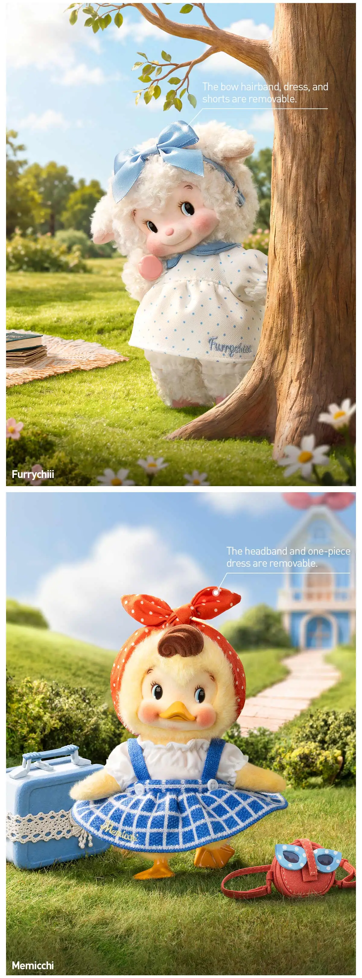 RiboDiary Forest Gathering Day Series Plush Doll Pendant