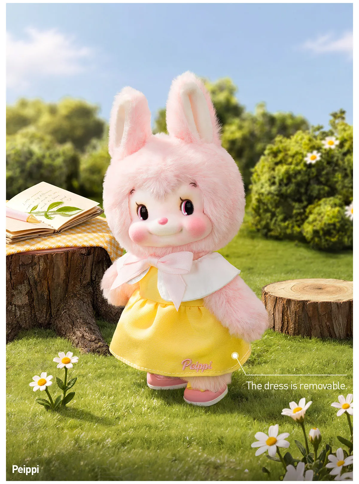 RiboDiary Forest Gathering Day Series Plush Doll Pendant