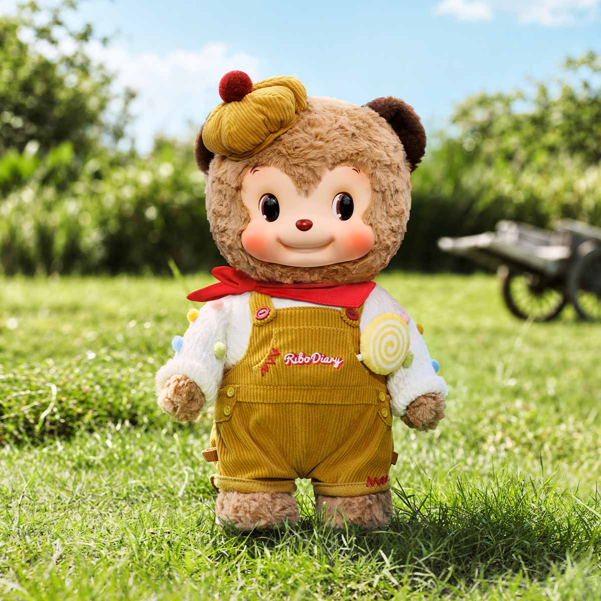 RiboDiary Forest Gathering Day Series Plush Doll Bag - Bearibo