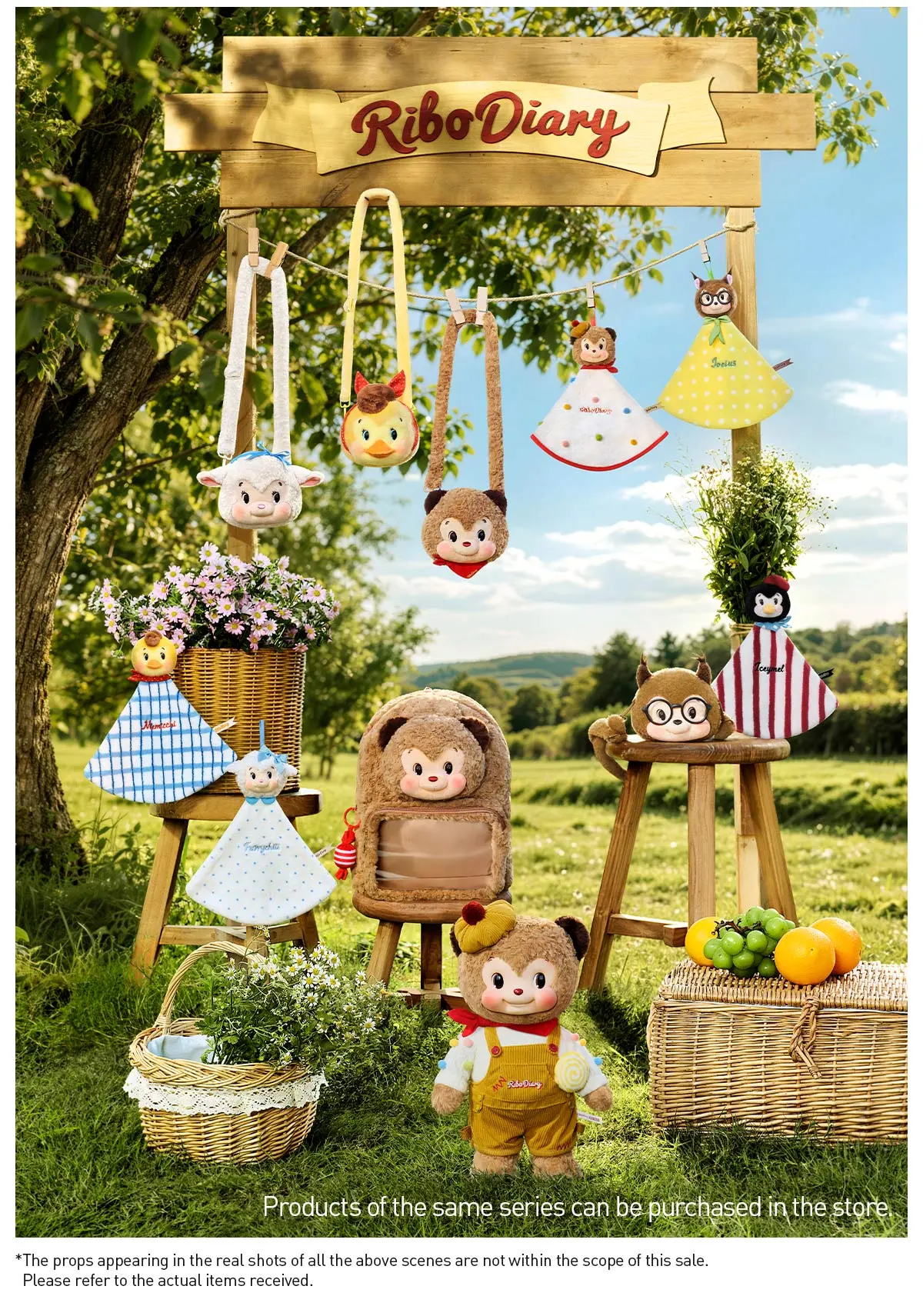 RiboDiary Forest Gathering Day Series Hand Towel