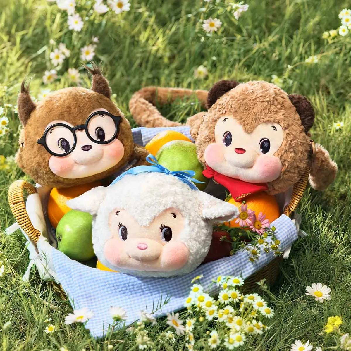 RiboDiary Forest Gathering Day Series Plush Mini Bag