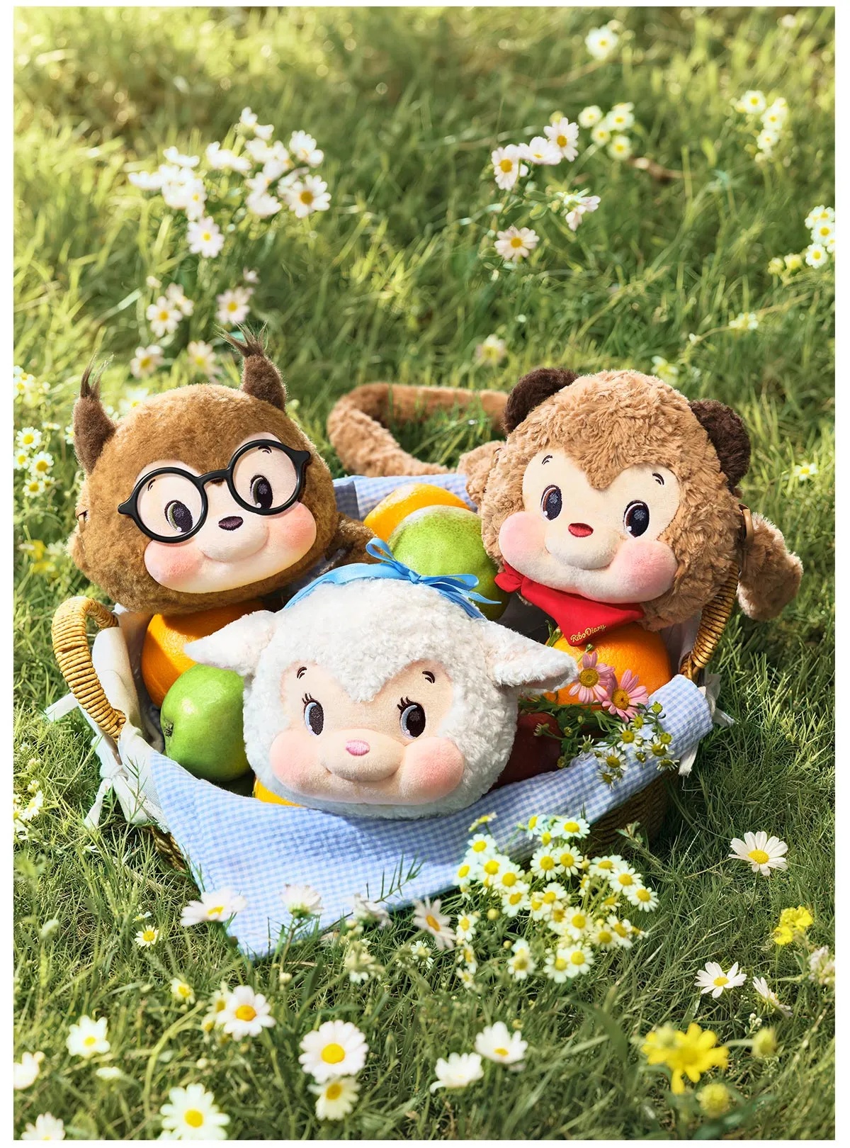 RiboDiary Forest Gathering Day Series Plush Mini Bag
