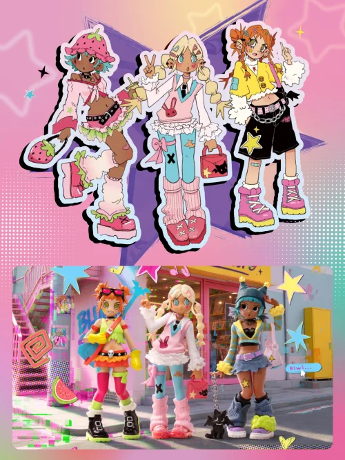Peach Riot Sugar Mode Series Figures