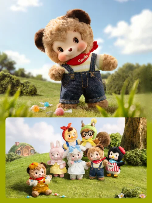 RiboDiary Forest Gathering Day Series Plush Doll Pendant