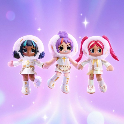 Pop Mart Peach Riot x KPop Demon Hunters plush doll pendant series