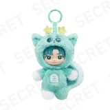 POP MART-PPULBATU with TOMORROW X TOGETHER STAR Series Vinyl Plush Doll Pendant - DA-GO-NYANG MINT VER. TAEHYUN（Secret4）