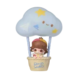 POP MART-DIMOO's Flying Fantasia Series-Electronic Lighting Blind Box - Captain Cardboard,take off!